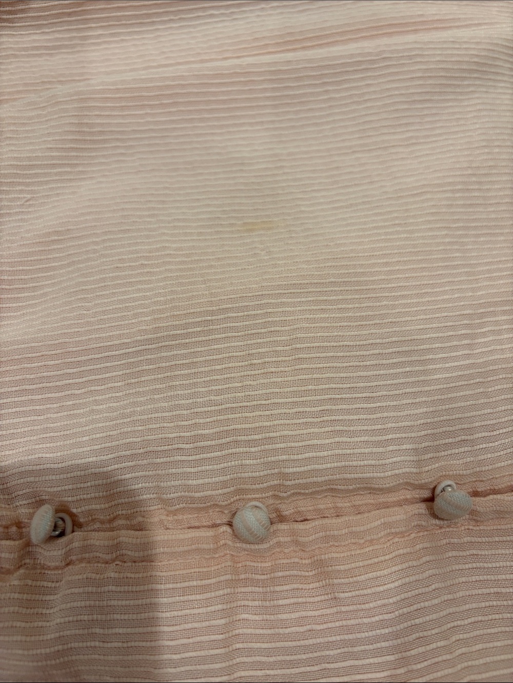 Quince Peach Maxi Dress with Ruffle Sleeves - Picture 7 of 7